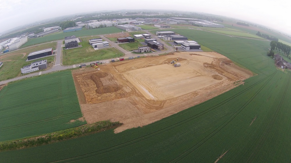 Traitement de sol, fondation pour une surface industrielle portance de 110 Mpa garantie